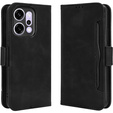 Klopové pouzdro pro Oppo Reno 14, slot na karty, peněženka, černé