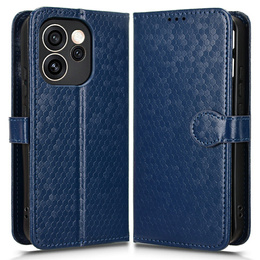 Pouzdro s klopou Wallet Rhombus pro Oppo Reno 15 FS, modré