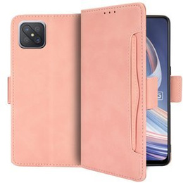 Klopové pouzdro pro Oppo Reno 4 Z 5G, Card Slot, růžové