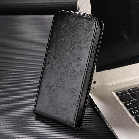 Klopové pouzdro pro Xiaomi Poco F7, Flip, černé