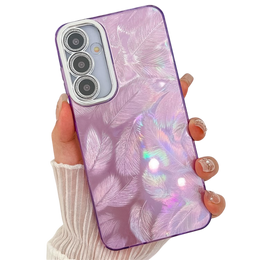 Pouzdro pro Samsung Galaxy A36 5G / A56 5G, Feather, fialové