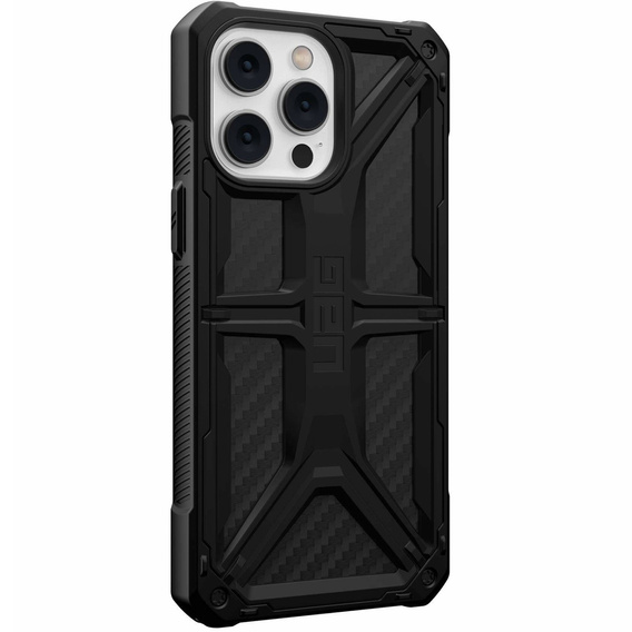 Pouzdro Urban Armor Gear pro iPhone 14 Pro Max, Monarch, carbon černé