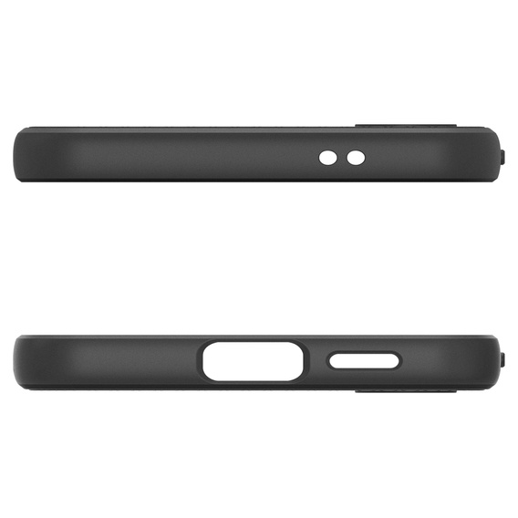 Pouzdro Spigen pro Samsung Galaxy S24, Liquid Air, černé + 9H tvrzené sklo