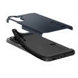 Pouzdro Spigen pro Samsung Galaxy A56 5G, Tough Armor Mag MagSafe, námořnicky modré + 9H tvrzené sklo