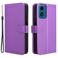 Klopové pouzdro pro Motorola Moto G24 / G24 Power / G04, Wallet Smart Magnet, fialové