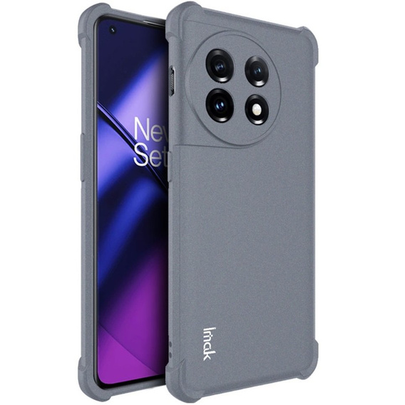 IMAK pouzdro pro OnePlus 11 5G, Dropproof, šedé