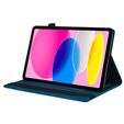 Pouzdro pro iPad 10.9 2022 10 Gen, Classic, s prostorem pro stylus, modré