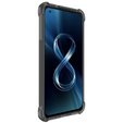 IMAK pouzdro pro Asus Zenfone 8, Dropproof, transparentní / černé