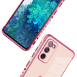 Pouzdro pro Samsung Galaxy S20 FE, Electro heart, růžové rose gold