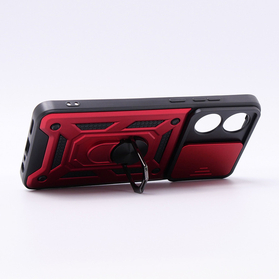 Pouzdro pro Oppo A78 4G, CamShield Slide, červené