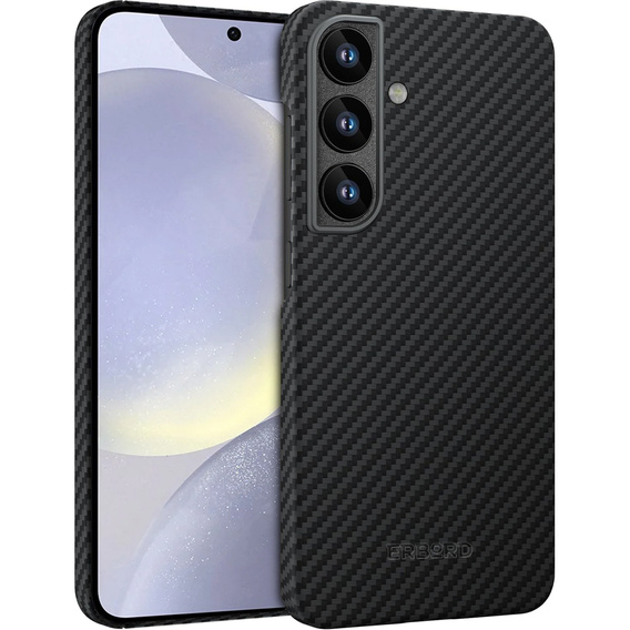 Pouzdro pro Samsung Galaxy S24, ERBORD Full Kevlar, pro MagSafe, černé