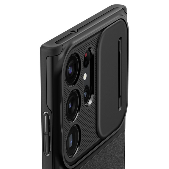 Spigen Optik Armor černé pouzdro pro Samsung Galaxy S23 Ultra