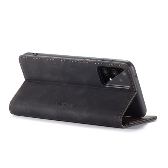 Pouzdro CASEME pro Samsung Galaxy A33 5G, Leather Wallet Case, černé