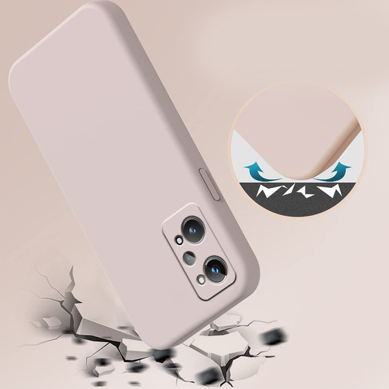 Pouzdro pro Realme GT 2 5G / GT Neo 2 / GT Neo 3T, Silicone Lite, růžové