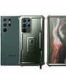 Pancéřové pouzdro pro Samsung Galaxy S22 Ultra, Dexnor Full Body, zelené