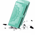 Klopové pouzdro pro Motorola Moto G24 / G24 Power / G04, Mandala, zelené