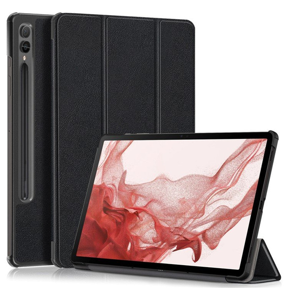 Pouzdro pro Samsung Galaxy Tab S9 Plus, Smartcase s prostorem pro stylus, černé