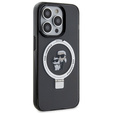 Pouzdro Karl Lagerfeld Ring Stand Karl & Choupette MagSafe pro iPhone 15 Pro