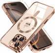 Pouzdro pro iPhone 16 Pro, Electro MagSafe, desert titanium + sklo na displej