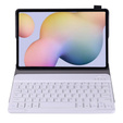 Pouzdro + klávesnice Samsung Galaxy Tab Tab S7/S8 T870 T875, růžové rose gold