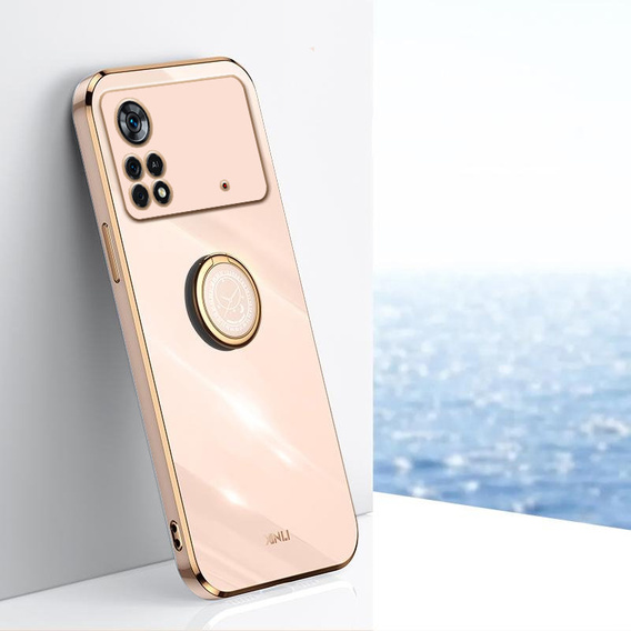 Pouzdro pro Xiaomi Redmi Note 12 Pro 4G, Electro Ring, růžové