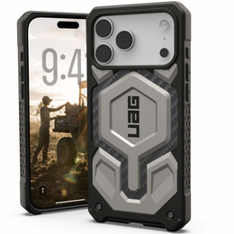 Pouzdro Urban Armor Gear pro iPhone 17 Pro Max, Monarch Pro Kevlar MagSafe, Titanium