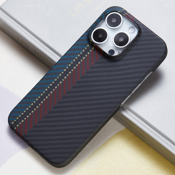 Pouzdro pro iPhone 16 Pro Max, Aramid Fiber MagSafe, černé