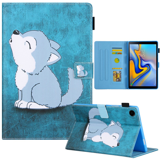 Pouzdro pro Samsung Galaxy Tab A9 X110 / X115, puppy