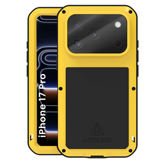 Pancéřové pouzdro s tvrzeným sklem pro iPhone 17 Pro