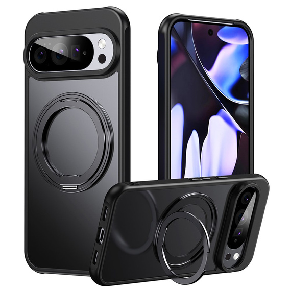 Pouzdro pro Google Pixel 10 Pro XL , pro MagSafe, se stojánkem, černé