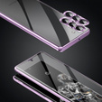 Pouzdro pro Samsung Galaxy S23, Magnetic Dual Glass, fialové