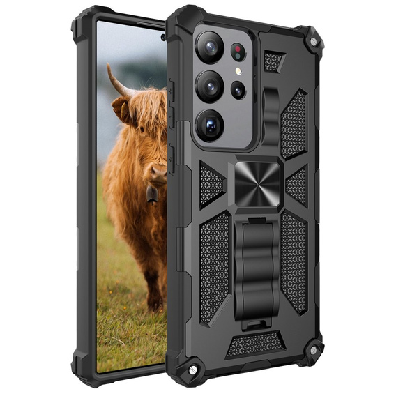 Pouzdro pro Samsung Galaxy S23 Ultra, Armor Kickstand, černé
