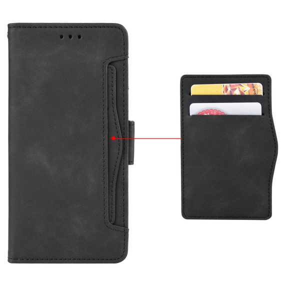 Klopové pouzdro pro Samsung Galaxy S23 FE, Card Slot, černé