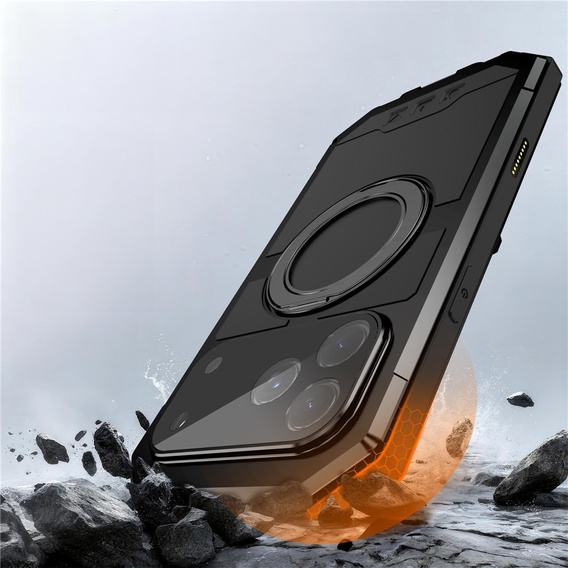 Pouzdro R-JUST s MagSafe a stojánkem pro iPhone 17 Pro Max