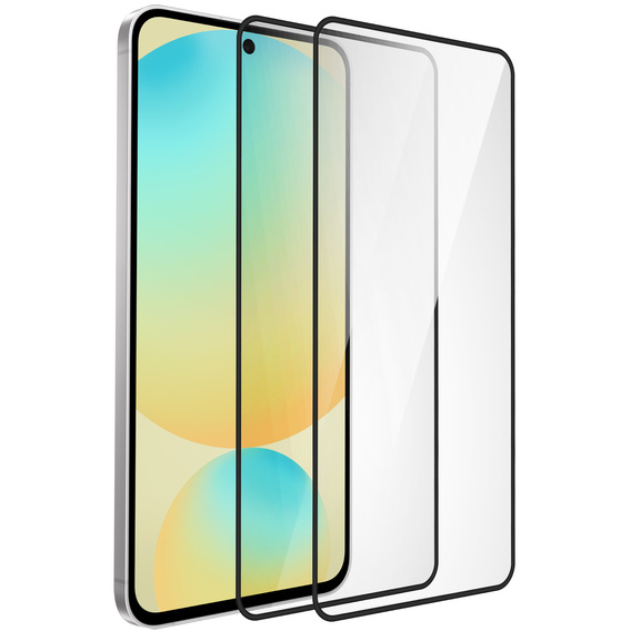 2x tvrzené sklo ERBORD 3D pro Samsung Galaxy S24 FE pro celý displej