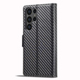 Klopové pouzdro pro Samsung Galaxy S23 Ultra, Carbon LC.IMEEKE, černé