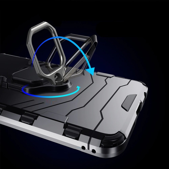 Pouzdro pro Realme 8 / 8 Pro, Kickstand Ring, černé