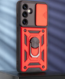 Pouzdro pro Samsung Galaxy S24 FE, CamShield Slide, červené