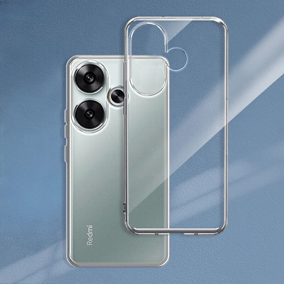 Pouzdro pro Xiaomi Poco F6, Fusion Hybrid, průhledné