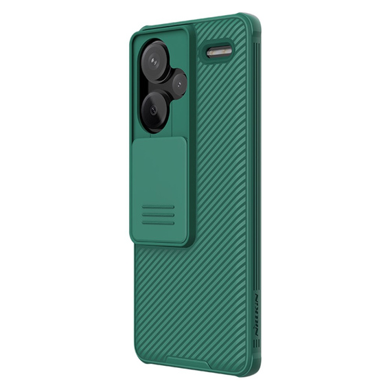 Pouzdro pro Xiaomi Redmi Note 13 Pro+, obrněné Nillkin, CamShield Pro, zelené