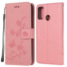 Klopové pouzdro pro Motorola Moto G30 / G10, Butterfly, modré