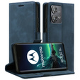 Pouzdro pro Motorola Edge 40 Neo, ERBORD Vintage peněženka s klopou, modré