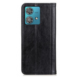 Pouzdro pro Motorola Moto G84 5G, Wallet Litchi Leather, černé