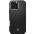 Pouzdro Spigen pro iPhone 16 Pro Max, Enzo Aramid MagSafe, carbon černé + 9H tvrzené sklo