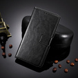 Klopové pouzdro pro Huawei Nova 10 SE, Crazy Horse Wallet, černé