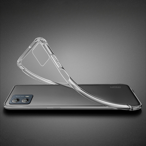 Pouzdro MOFI pro Motorola Moto G53 5G, tenké, průhledné