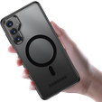 Pouzdro pro Samsung Galaxy A35 5G, Fusion Hybrid, pro MagSafe, černé