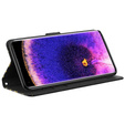 Klopové pouzdro pro Oppo A17, Wallet, Butterflies zlaté