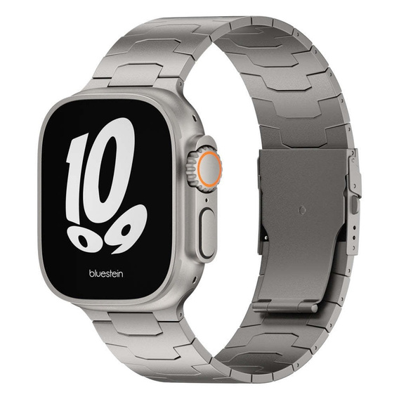 Náramek pro Apple Watch 1/2/3/4/5/6/7/8/9/SE/ULTRA/ULTRA 2 42/44/45/49MM, titanový