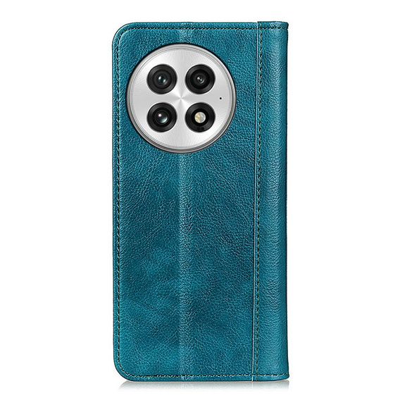 Flipové pouzdro pro OnePlus 13, Split Leather, zelené